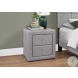 5604 Grey 21" Nightstand