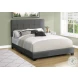 5803Q Dark Gray Queen Upholstered Low Profile Bed