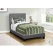 5803T Dark Gray Twin Upholstered Low Profile Bed