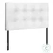 6002T White Twin Size Headboard