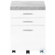 White Cement Drawer Filing Cabinet
