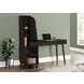 7096 Espresso 55" Computer Desk With Bookcase