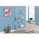 Silver Tempered Glass 72" Bookcase