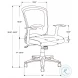 Black Mesh Mid-Back Office Chair