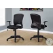 Black Mesh Mid-Back Office Chair