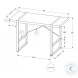 7315 Taupe And Black 48" Computer Desk