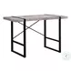 7315 Taupe And Black 48" Computer Desk