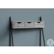 7331 Grey And Black 32" Ladder Desk