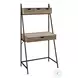 7332 Dark Taupe And Black 32" Ladder Desk