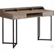 Dark Taupe and Black Metal 48" Open Computer Desk