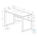 Black Metal 48" Computer Desk