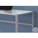 Silver Metal 48" Computer Desk