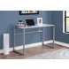 Silver Metal 48" Computer Desk