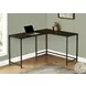 7390 Espresso And Black 58" Computer Desk