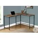 7391 Brown And Black 58" Computer Desk