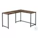 7391 Brown And Black 58" Computer Desk