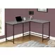 7392 Grey And Black 58" Computer Desk