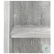 48" Gray Bookcase