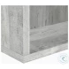 48" Gray Bookcase