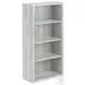 48" Gray Bookcase