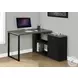 7433 Black And Grey L Shaped Desk