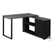 7433 Black And Grey L Shaped Desk
