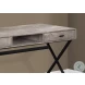 7449 Taupe And Black 48" Computer Desk