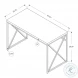 7452 Taupe And Black 48" Computer Desk
