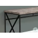 7452 Taupe And Black 48" Computer Desk