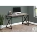 7452 Taupe And Black 48" Computer Desk
