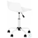 7463 White Swivel Adjustable Office Chair