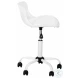 7463 White Swivel Adjustable Office Chair