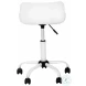 7463 White Swivel Adjustable Office Chair