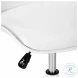7463 White Swivel Adjustable Office Chair