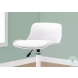 7463 White Swivel Adjustable Office Chair