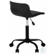 7464 Black Swivel Adjustable Office Chair