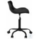 7464 Black Swivel Adjustable Office Chair