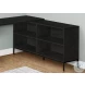 7493 Black L Shape 60" Computer Desk