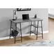 7524 Grey And Black 48" Computer Desk