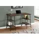 7525 Brown And Black 48" Computer Desk