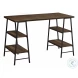 7525 Brown And Black 48" Computer Desk