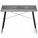 7540 Grey And Black 48" Computer Desk