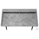 7540 Grey And Black 48" Computer Desk