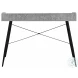 7540 Grey And Black 48" Computer Desk