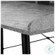 7540 Grey And Black 48" Computer Desk