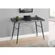 7540 Grey And Black 48" Computer Desk