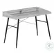 7541 Grey And Black 48" Computer Desk