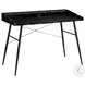 7542 Black 48" Computer Desk With Storage Hutch