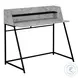 7550 Grey And Black 48" Computer Desk