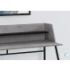 7551 Grey And Black 48" Computer Desk